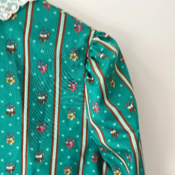 Rare Levi's Levi Strauss & Co Western Button Down Top Lace Size 10 Vintage - Picture 11 of 13